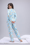 Zivame Winnie the Pooh Knit Cotton Pyjama Set - Crystal Blue — thumbnail 4
